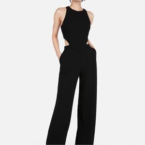Express Black Jumpsuit Modern Minimalist Design